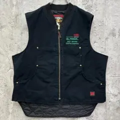 e*l様 TOUGH DUCK　キルティングライナー　ダックベスト　古着　ブラッ