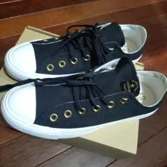 meg様専用　CONVERSE ブラックスニーカー　24(23から23.5)