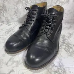 【PADRONE】パドローネ　黒　レザー サイドジップブーツ ジッパー付き