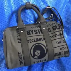 ヒステリックグラマー⬛︎2wayショルダーバッグ⬛︎ボストンバッグ⬛︎カーキ
