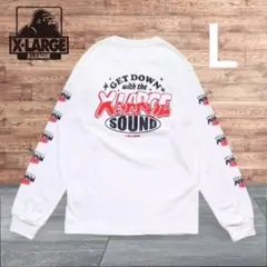 X-LARGE エクストララージ ロンT 長袖 シャツ Lサイズ ホワイト
