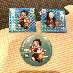 鬼滅の刃 缶バッジ　シール　コジマ 70周年