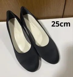 JELLY BEANS パンプス　ハイヒール　25cm 黒　ブラック　就活