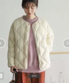 URBAN RESEARCH DOORS ライトダウンキルトショートブルゾン