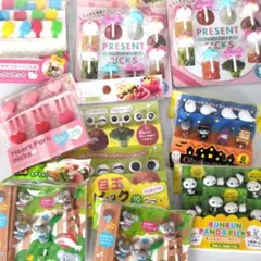 キャラ弁 お弁当用ピック まとめ売り 9点セットのサムネイル
