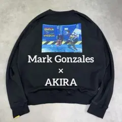 Mark Gonzales バックプリント スウェット ブラック アキラ　希少