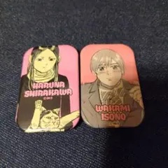 ドッグスレッド スクエア缶バッジコレクション（スタンド付き）第一弾