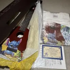 スティッチ ウクレレ 認証書・Tシャツ付き