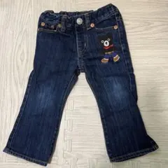 ミキハウス DOUBLE.B キッズデニムパンツ