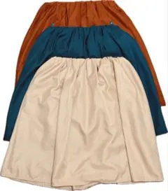 ROPÉ PICNIC ウエストゴム 膝丈スカート 3色セット サイズ38