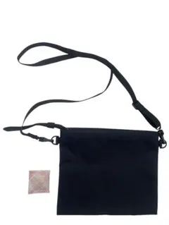 MUJI（無印良品）　ポーチとしても使える　撥水サコッシュ　ネイビー