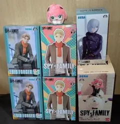 スパイファミリー　フィギュアまとめ売り　プライズ　ロイド　アーニャ　フィオナ