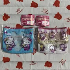 【匿名配送】マツケン × ハローキティ クリアラメポーチ 2個セット