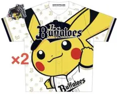 Buffaloes ポケモン コラボ ユニフォーム 2枚セット 2着セット ポケモンコラボ ユニフォーム オリックスバファローズ