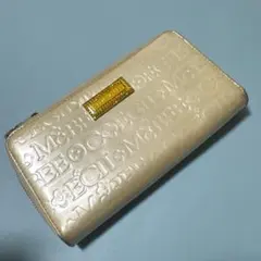 CECIL McBEE 長財布 ラウンドファスナー ゴールド
