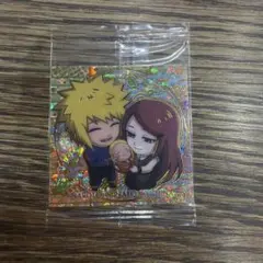 NARUTO忍界シールウエハースVol.４　ミナト　クシナ　ナルト　未開封　CR