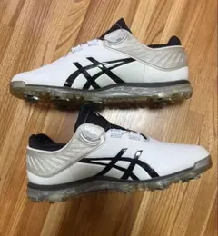 ASICS ゴルフシューズ ホワイト/ブラック