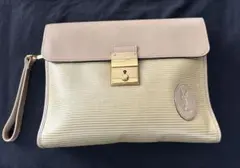 YSL ハンドバッグ ゴールド/ベージュ/ビンテージ