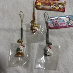 ハローキティ 根付け ボーイスカウト ペア ストラップ ダニエル