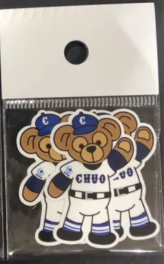 豊橋中央高校　クマステッカー 小 シールセット 高校野球