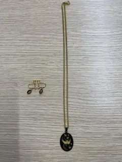 【鳳凰ネックレス】と【フープイヤリング】のセット