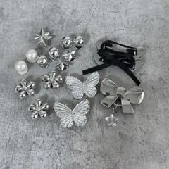 モ*ン様 【正規品】クロックス crocs ジビッツ シルバー アクセサリー 1のサムネイル
