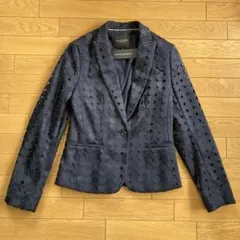 【新品未使用/タグ付き】バナナリパブリック　ジャケット　サイズ0　ネイビー