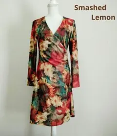 Smashed Lemon スマッシュドレモン カシュクールワンピースM〜L