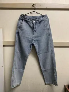 neos ワイドシルエットロールアップビンテージウォッシュデニムパンツのサムネイル