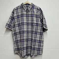 海*ト様 PENDLETON チェック柄 半袖シャツ ペンドルトン パープル