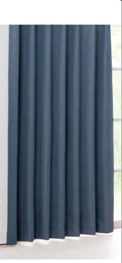 ナフコ　ネイビーカーテン♡