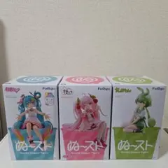 初音ミク ぬーどるストッパーフィギュア 3種セット - メルカリ