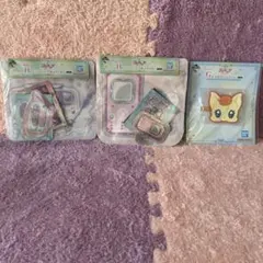 プリキュア一番くじ　ラバークリップ、ジッパーバッグ&ステッカーセット