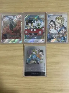 DBFW 漫画ブースター02 パラレル3枚セット+エナジーマーカー銀