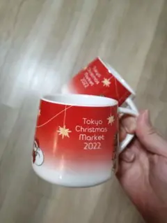 クリスマスマーケット マグカップ 陶器製