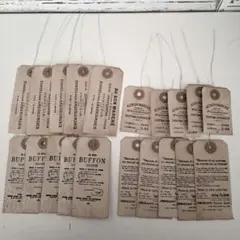 1163 ＊＊コーヒー染めタグ