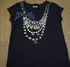 OshKosh girl Tシャツ ネイビー 6X 130のサムネイル