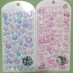 新品未開封★ボンボンドロップシール2種セット★パールベールシリーズ☆クーリア新作