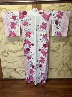 浴衣 花柄 レトロ 和装