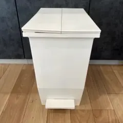 SOLOW ゴミ箱 ペダルオープンツイン 20L ホワイト