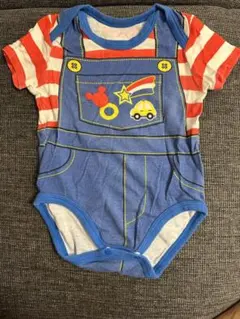 ミッキー刺繍付きロンパース 70cm