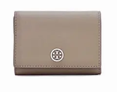 Tory Burch グレー ジュレザー カードケース、名刺入れ