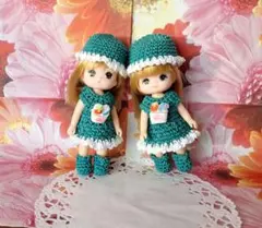 ミキマキちゃんグリーン色着せ替え服セット