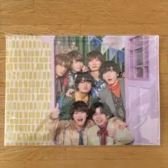 なにわ男子 ハッピーサプライズ クリアファイル