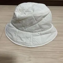 アズールバイマウジーバケットハットベージュナイロンハット