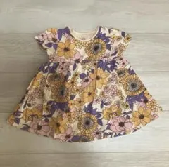 next ネクスト　花柄 ワンピース ベビー服　80 90のサムネイル