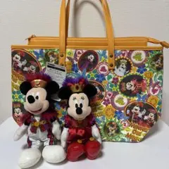 ディズニーランド ミニーマウス ミニーオーミニー トートバッグ ぬいぐるみバッチのサムネイル