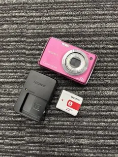 美品 SONY Cyber-shot DSC-W220 ピンク 純正品 コンデジのサムネイル