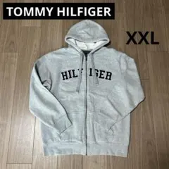 TOMMY HILFIGER トミーフィルフィガー グレー パーカー　XXL