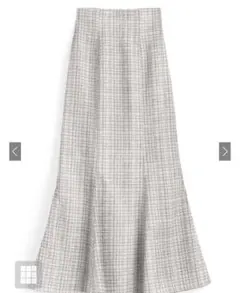 GRLラメチェックツイードマーメイドスカートM【dk1080】 お値下げ中